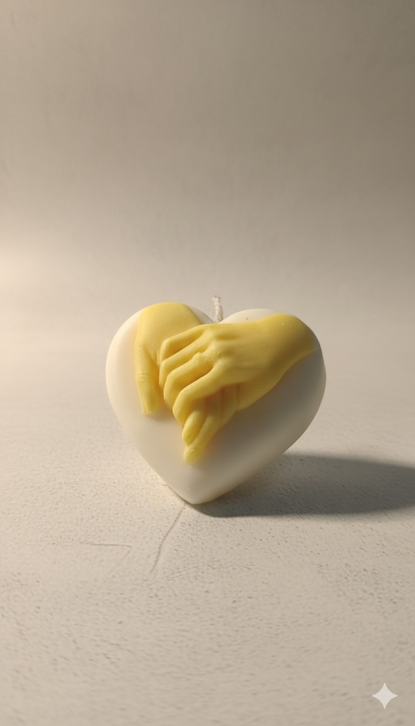 Connected Hearts Candle