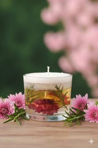 Blossom & Herb Infused Gel Candle