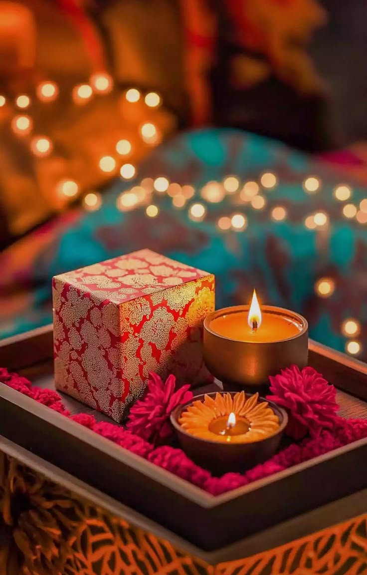 Diwali Genda Phool Candles